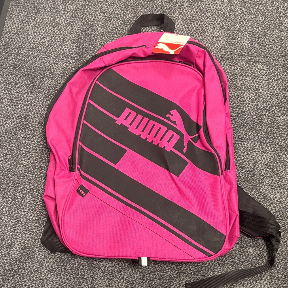 Puma backpack, new with tags, purple/pink almost fuchsia.